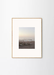 Sunset Swims Framed Print 30x40
